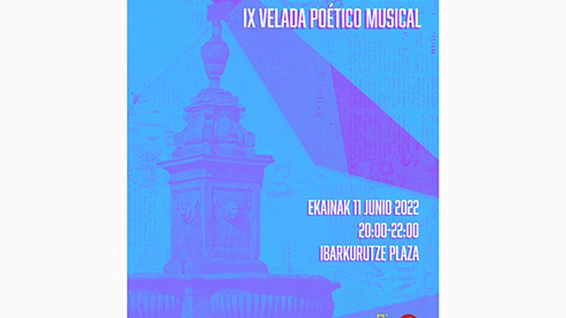 Poesia-Musika IX. Gaua hartuko du Ibarkurutzeko iturriak zapatuan