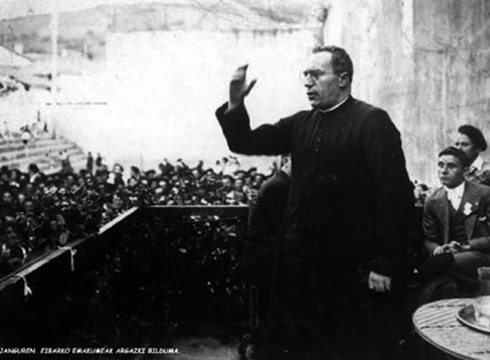 Policarpo Larrañaga apaiza izan du kontuan Antxon Narbaizak Eibar Rebistan