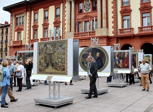 Bisita gidatuak eta umeendako tailerrak antolatu dituzte "Pradoko Museoa kaleetan" erakusketaren inguruan