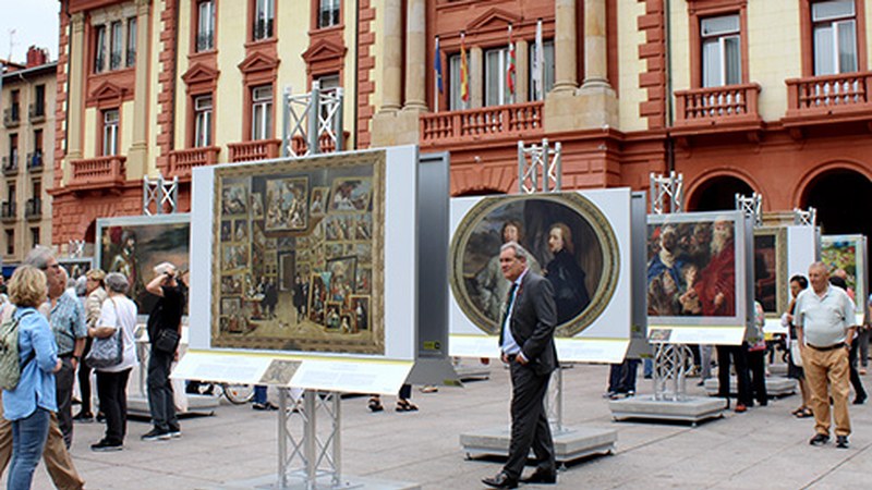 Bisita gidatuak eta umeendako tailerrak antolatu dituzte "Pradoko Museoa kaleetan" erakusketaren inguruan