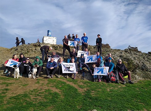 Presoen aldeko mugimenduak Kalamuan egin zion ongietorria urte berriari