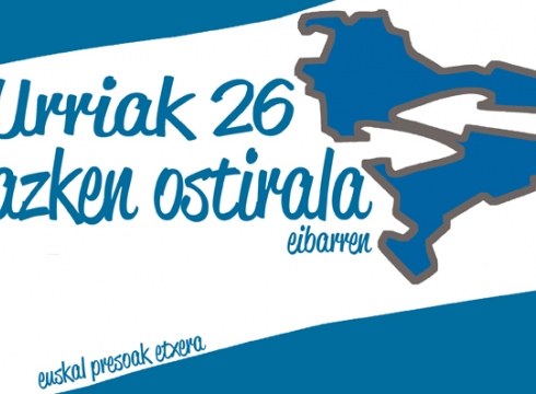 Presoen eskubideen aldeko giza-katea egingo da gaur 19.30etan