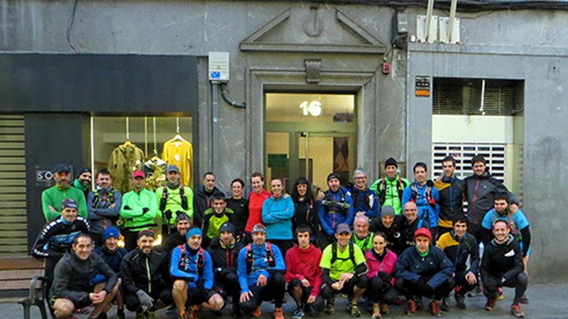 Primeran ibili ziren Gabontrailean parte hartu zuten 40 lagunak