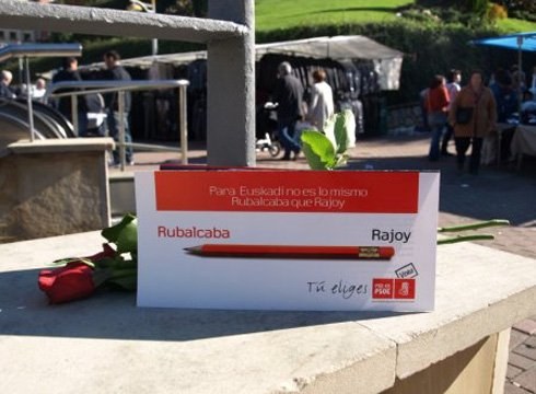 PSE-EE alderdiak ekitaldi politikoa dauka gaur Portalean