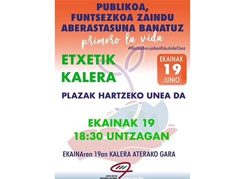 Publikoaren alde egiteko mobilizazioa egingo da bihar Untzagan