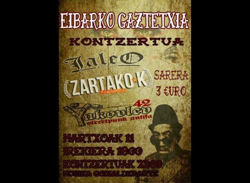 Punk, rock eta ska gaua Eibarko gaztetxean