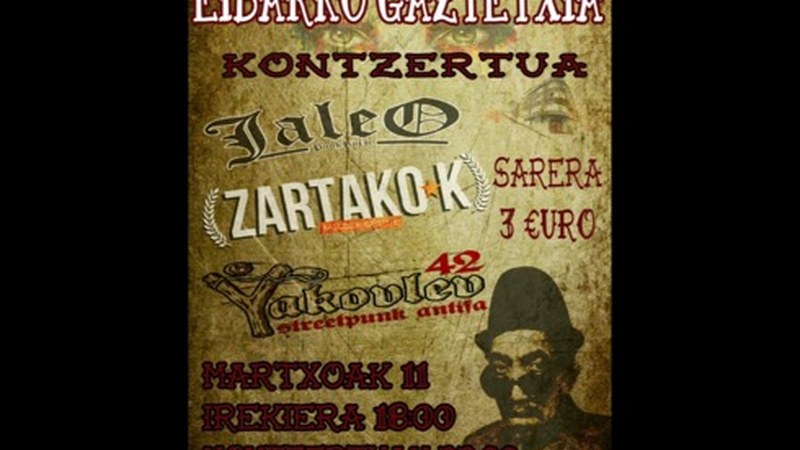 Punk, rock eta ska gaua Eibarko gaztetxean