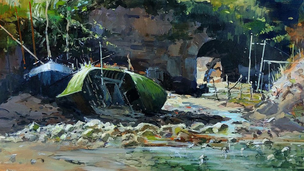Ricardo Azkargortak pintura klase-magistrala emango du ostegunean Portalean