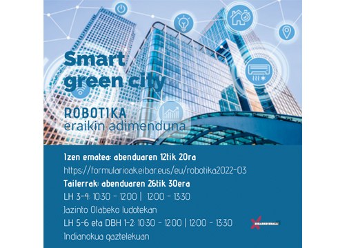 Gabonetan egingo den robotika tailerrean izena emateko epea zabalik dago