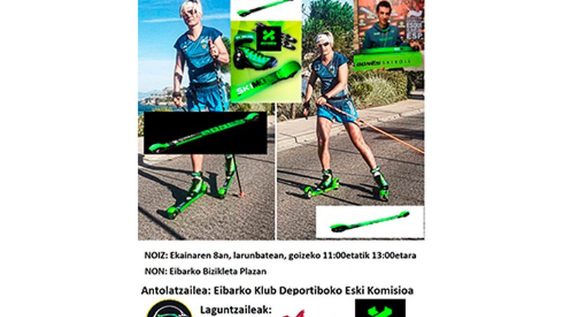 Rollerski erakusketa egingo dute bihar goizean Bizikleta Plazan