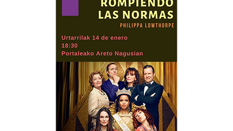 "Rompiendo las normas" filmari buruzko zine foruma egingo da barixakuan Pagatxak antolatuta