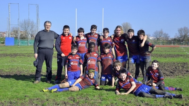 Rugbiko infantilek Irunen jokatu dute asteburuan