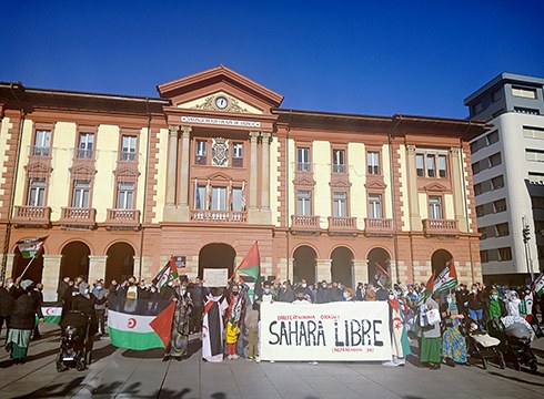 Sahara askatzeko eta autodeterminazio erreferenduma antolatzeko kontzentrazioa egin zen zapatuan
