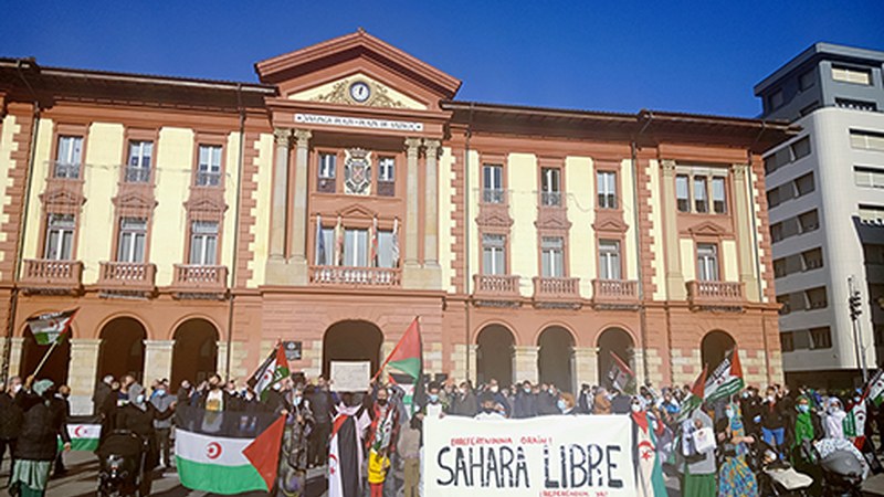 Sahara askatzeko eta autodeterminazio erreferenduma antolatzeko kontzentrazioa egin zen zapatuan