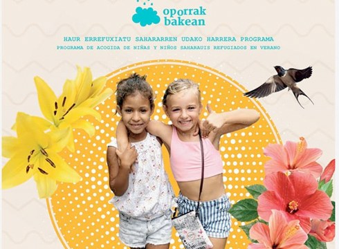 Saharako haurrentzako, harrera familia bila