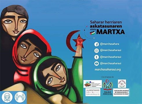 Saharar herriaren askatasunaren aldeko martxa antolatu dute zapaturako, Eibartik Ermura