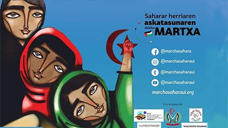 Saharar herriaren askatasunaren aldeko martxa antolatu dute zapaturako, Eibartik Ermura