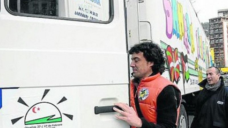 Saharari laguntzeko karabana abiatu da