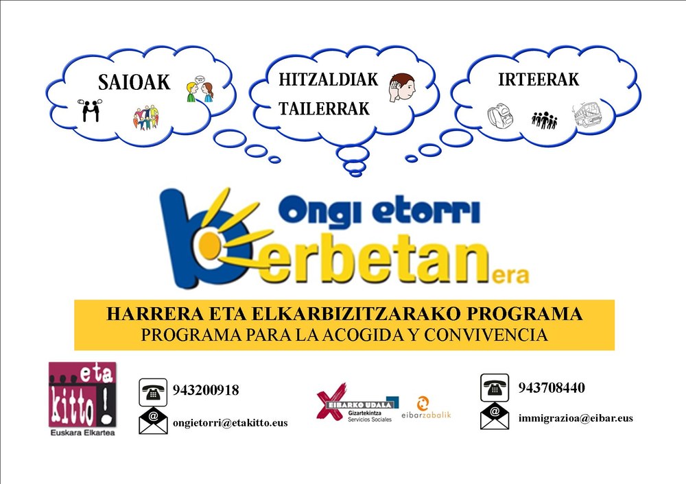 ONGI ETORRI BERBETANEKO SAIO BERRIAK