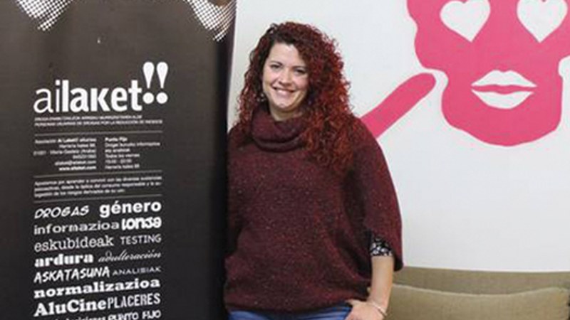 Saioa Nuñez Guinea (AI LAKET!! ELKARTEA): “Drogekin bizitzen jakin behar dugu"