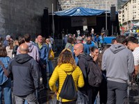 "Salto-saltoka" lelopean, jai giro paregabea sortu da Elgoibarren ospatu den Kilometroak jaian "Salto-saltoka" lelopean, jai giro paregabea sortu da Elgoibarren ospatu den Kilometroak jaian