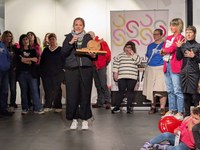 "Salto-saltoka" lelopean, jai giro paregabea sortu da Elgoibarren ospatu den Kilometroak jaian "Salto-saltoka" lelopean, jai giro paregabea sortu da Elgoibarren ospatu den Kilometroak jaian