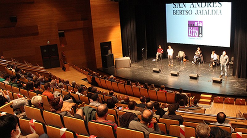 San Andres bertso jaialdi biribila ospatu da gaur arratsaldean Coliseoan