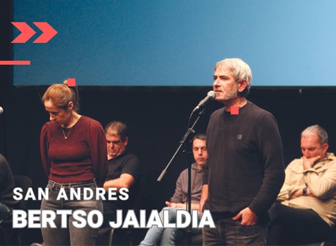 San Andres Bertso jaialdia osorik ikus daiteke ...eta kitto!-ren YouTube kanalean