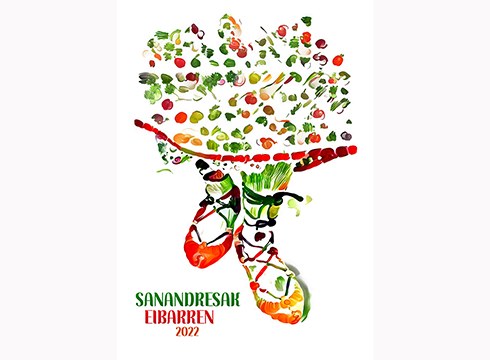 Aurtengo San Andres jaiak iragarriko dituen kartela aukeratu dute