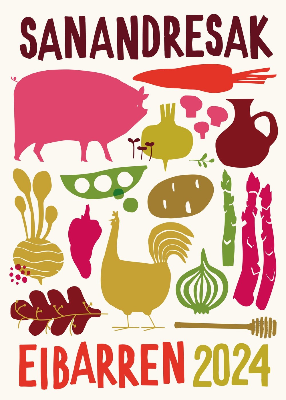 San Andres jaietako kartela erretiratu dute plagioagatik