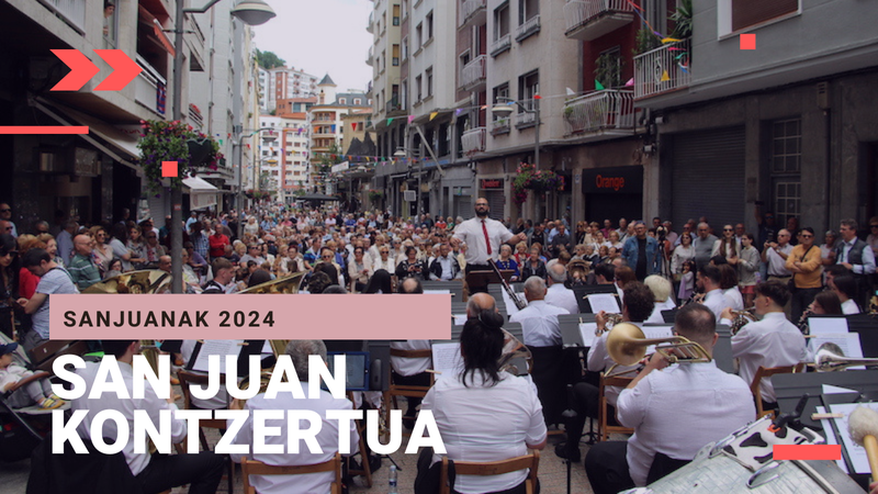 San Juan kontzertua eskaini du Eibarko Musika Bandak