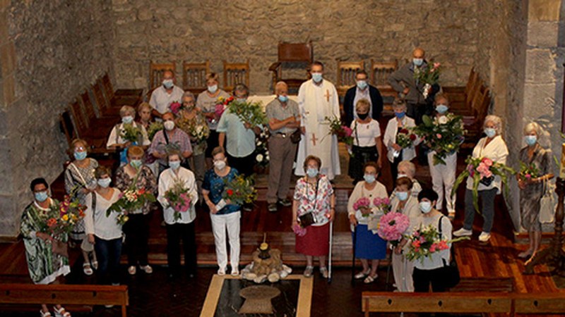 San Juan sorbak bedeinkatu dituzte gaur goizean Azitaingo elizan
