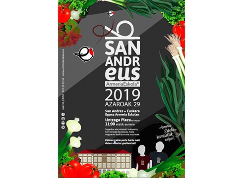 Sanandresak eta Euskeraren Eguna ospatuko dute bihar Sanandreus ekimenean