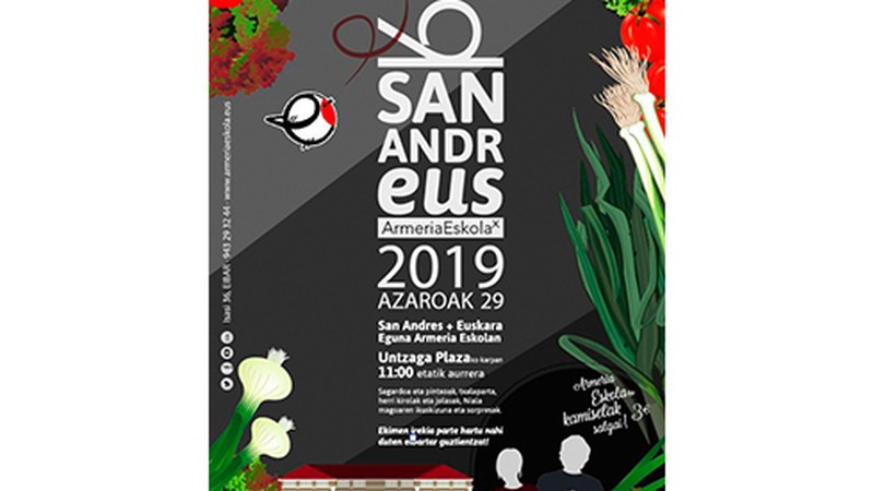 Sanandresak eta Euskeraren Eguna ospatuko dute bihar Sanandreus ekimenean