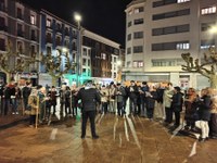 Santa Agedaren omenezko bi kalejira egin ziren atzo arratsaldean, Eibarko Musika Eskolaren ekimenez