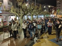 Santa Agedaren omenezko bi kalejira egin ziren atzo arratsaldean, Eibarko Musika Eskolaren ekimenez