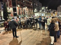 Santa Agedaren omenezko bi kalejira egin ziren atzo arratsaldean, Eibarko Musika Eskolaren ekimenez