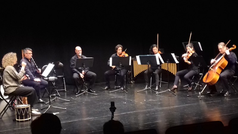 Santa Zeziliaren omenezko ganbera kontzertua eskaini zuen Usartza txistulari taldeak (BIDEOA)