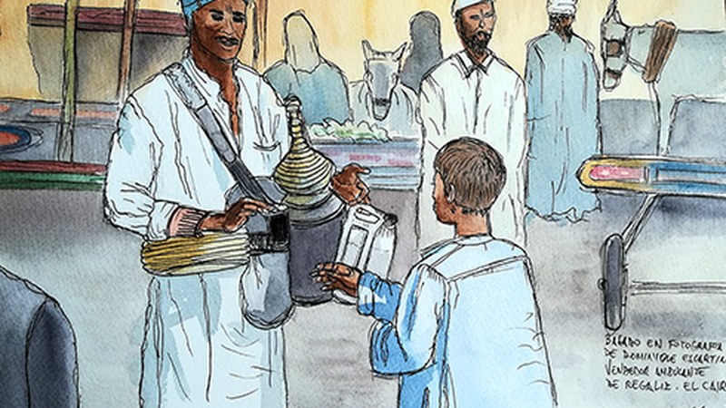 Santiago Entrenaren akuarela erakusketa zabalduko dute Untzagako jubilatu etxean astelehenean