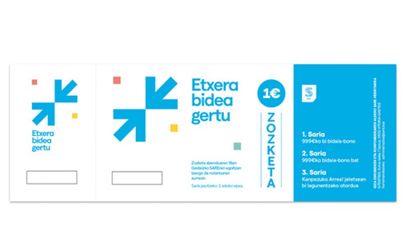 SARE elkartearen “Etxera Bidea Gertu” zozketan saritutako zenbakiak ezagutzera eman dituzte