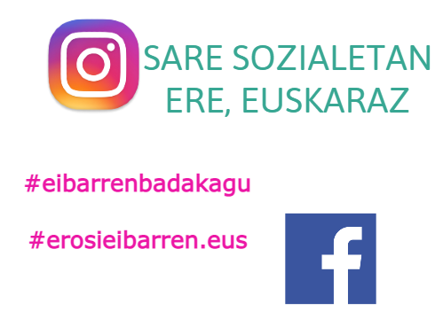 "Sare sozialetan ere, euskaraz" kanpaina abian jartzen da gaur