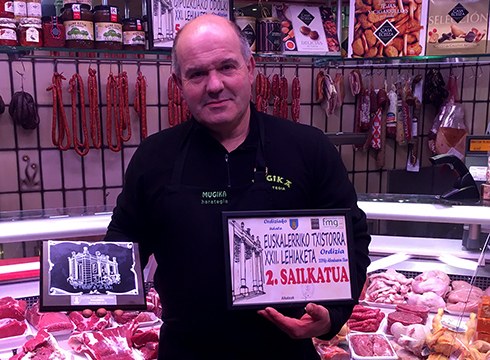 Sari bi irabazi ditu Ordizian Mugika harategiak