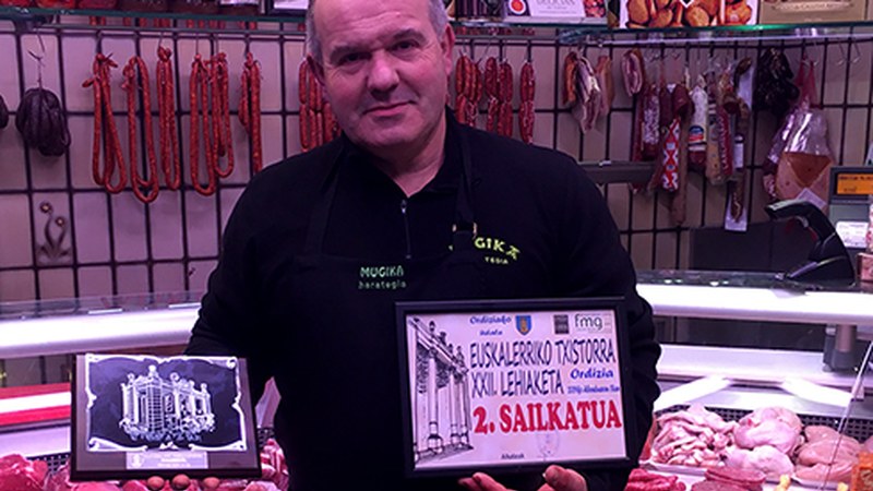 Sari bi irabazi ditu Ordizian Mugika harategiak