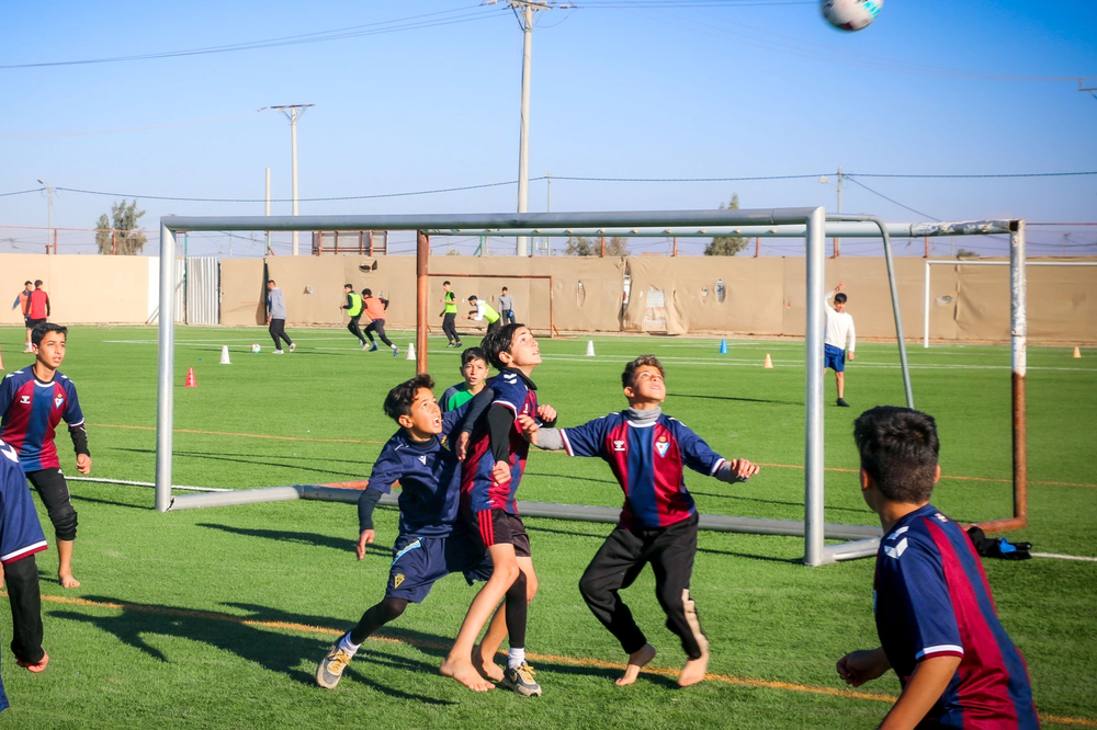 SD Eibar-en koloreak Jordaniako errefuxiatuen kanpalekuetara iritsi dira