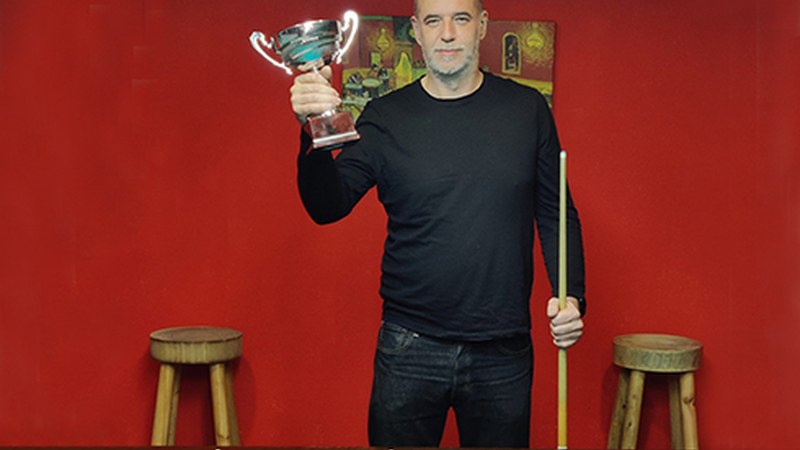 Sergio Boullosa eibartarra izan da Euskadiko txapeldunordea billarrean