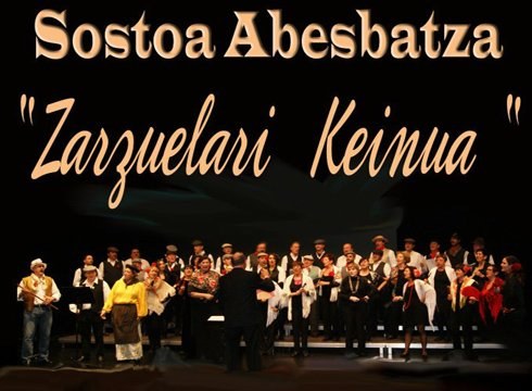 Sostoa abesbatzak zarzuelari eskainitako kontzertua emango du Elgoibarren