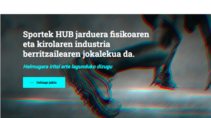 SPORTEK HUBek Sports-Tech proiektuak dituzten ekintzaile eta startupentzako lehenengo deialdia egin du