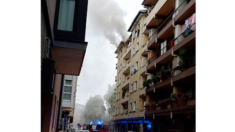 Sua hartu du Jardinetako etxebizitza batek
