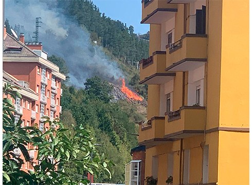 Sua piztu da Gorosta Balle inguruan