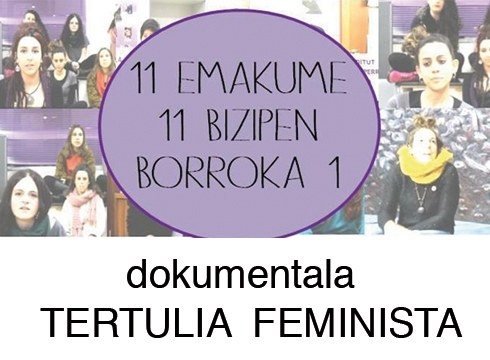 Tertulia feminista egingo da gaur Andretxean Naluak egindako dokumentalaren inguruan